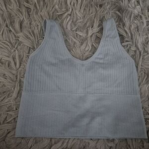 Longline Ribbed Tank Top